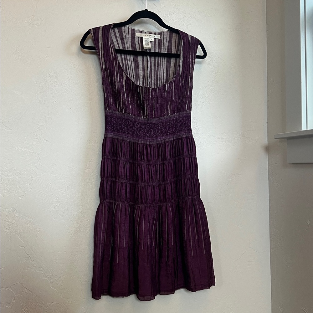 Max Studio Deep Purple Mini Dress